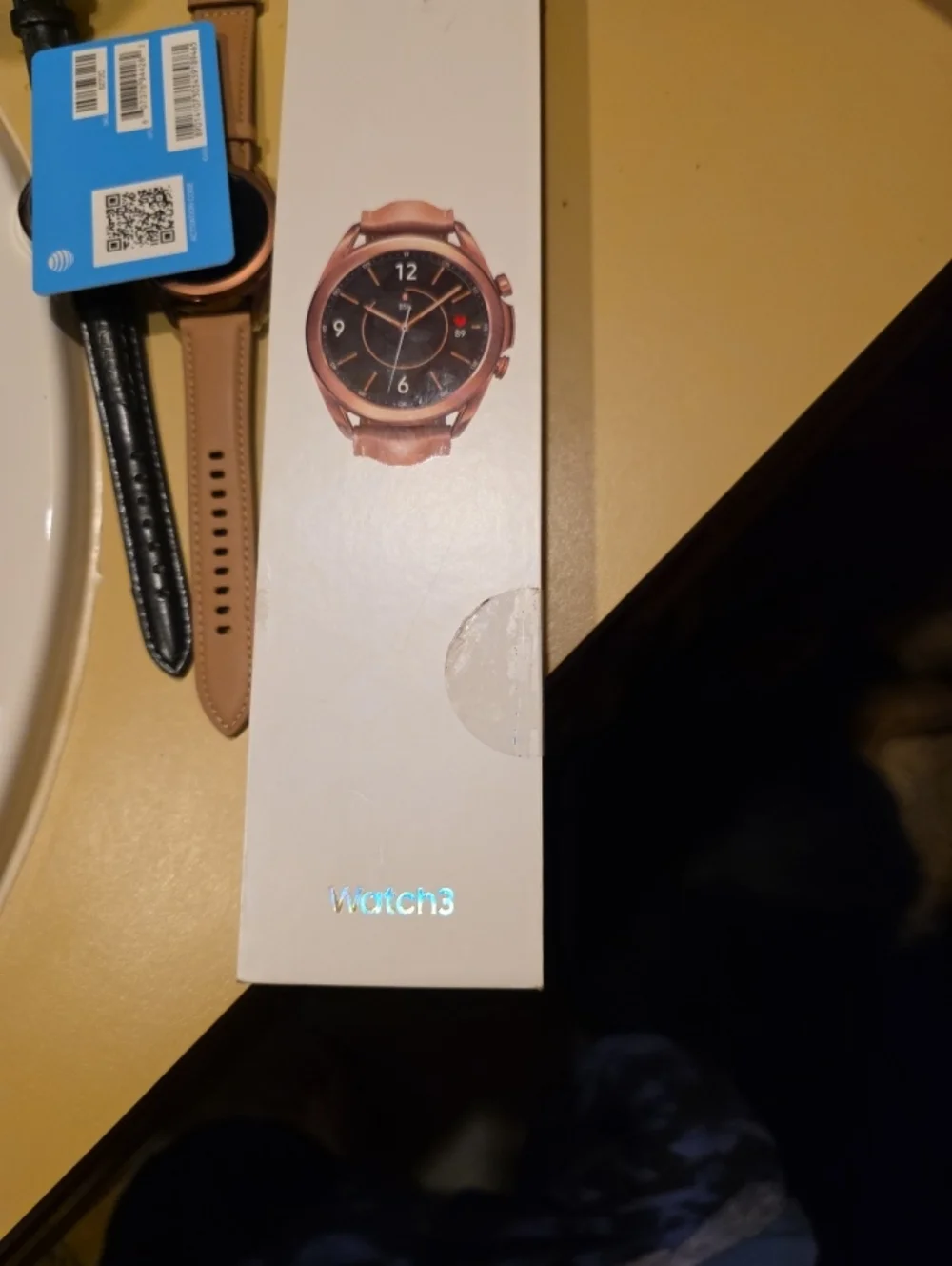 New, Rose Gold Samsung Smartwatch3 with Blush Leather Band